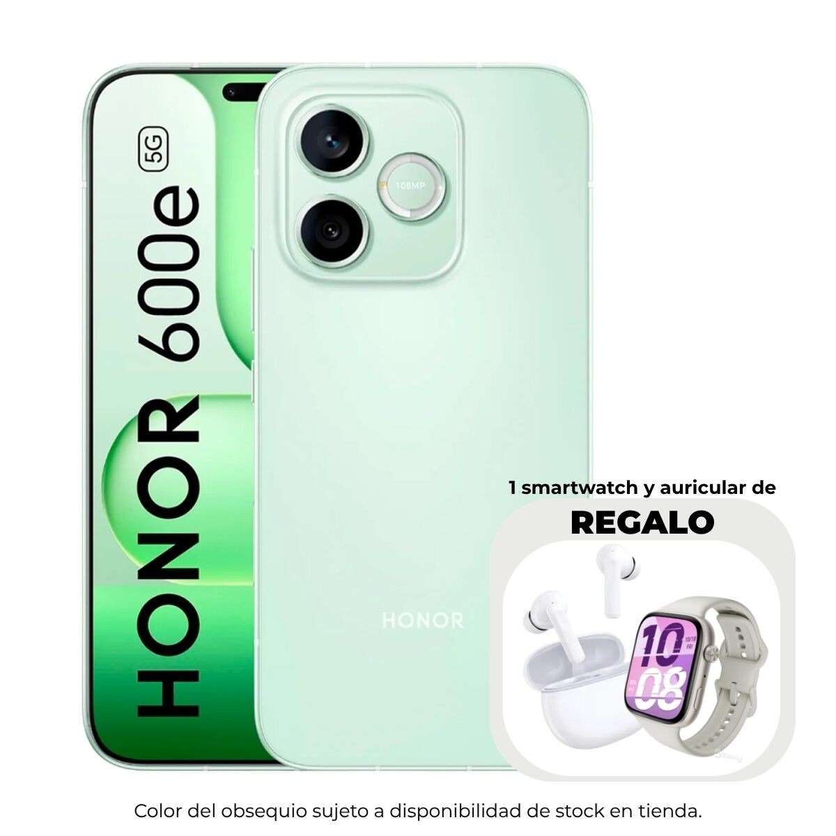 Celular Honor 600e 512GB 8GB 6.6" Vital Green 