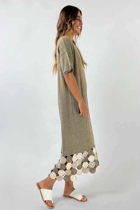 VESTIDO SAPHYRA Tostado