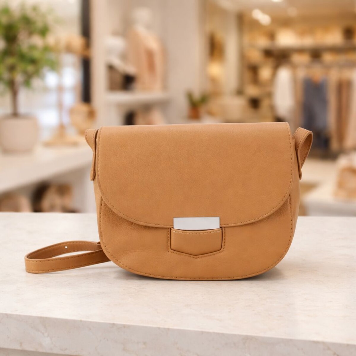 Cartera Bandolera de Dama en Cuero Sintético - Suela 