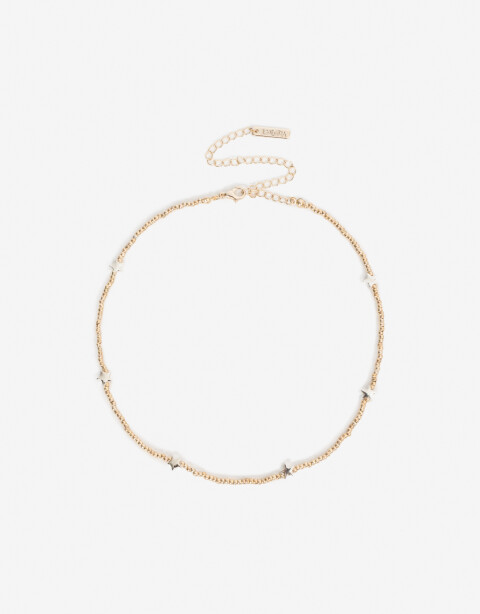 Chokers Metal Choker De Estrellas - Combinacion Bicolor