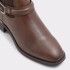 ONITRAM BLACK SMOOTH LEATHER DARK BROWN