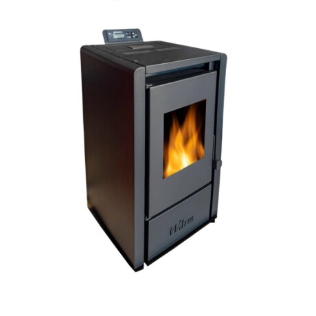 Calefactor a Pellet 7kW hasta 75m² con Kit de Caños Warm Calefactor a Pellet 7kW hasta 75m² con Kit de Caños Warm