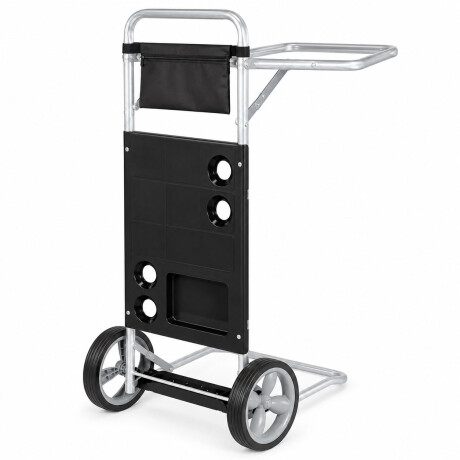 Carrito Playa p/Sillas y Sombrilla Convertible en Mesa Mor Negro