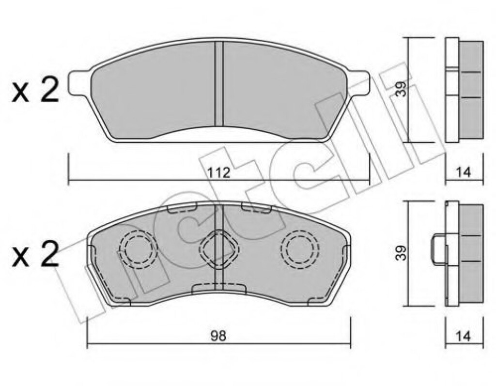 PASTILLAS DE FRENO SUBARU VIVIO 660CC EFFA CARGO 1.0-IDEAL -