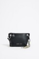 BOLSO TRAPECIO PEQUEÑO PIEL Negro
