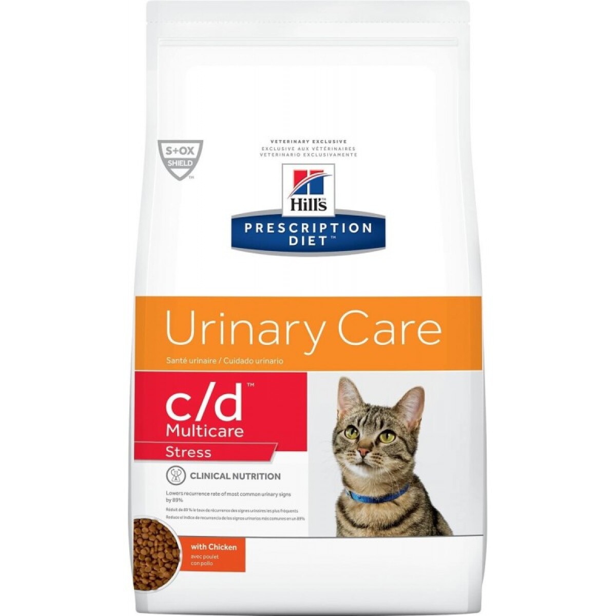 HILL'S PD FELINE C/D MULTICARE STRESS CHICKEN 1.8 kg - Hill's Pd Feline C/d Multicare Stress Chicken 1.8 Kg 
