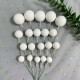 Topping Esferaz x20 Blanco