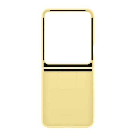 Funda Samsung Silicone Case con Anillo para Galaxy Z Flip6 Yellow