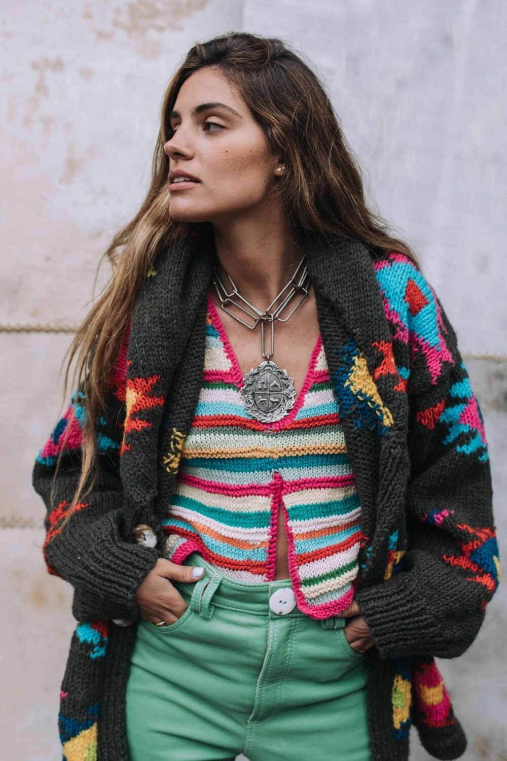 Escudo Chain Plateado