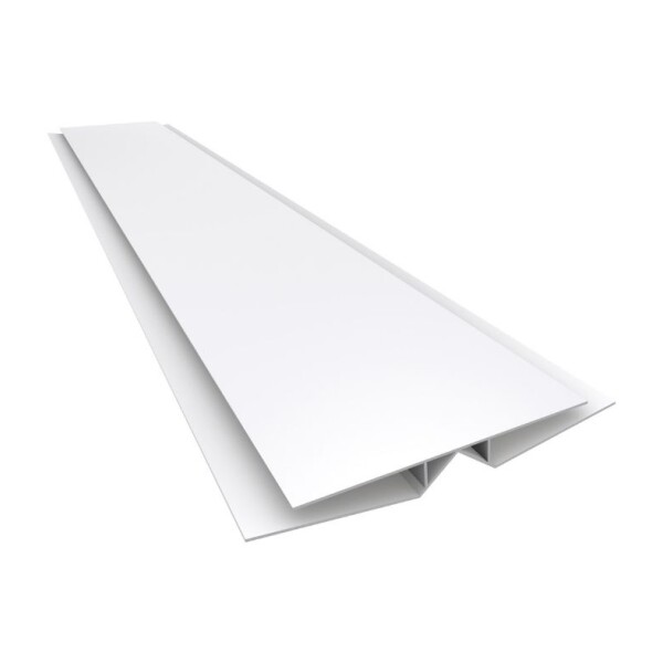 Perfil H flexible PVC Blanco