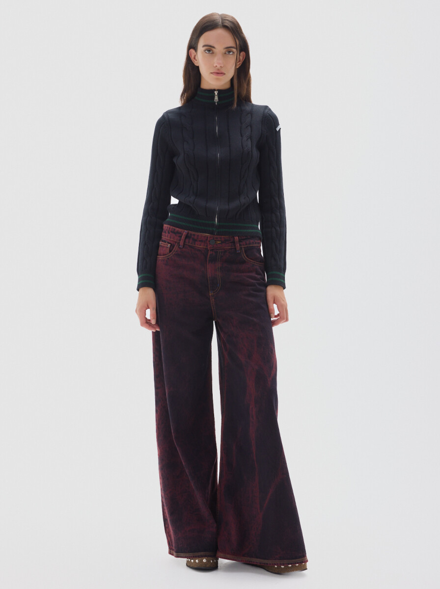 Jean Wild Washed - Bordeaux 