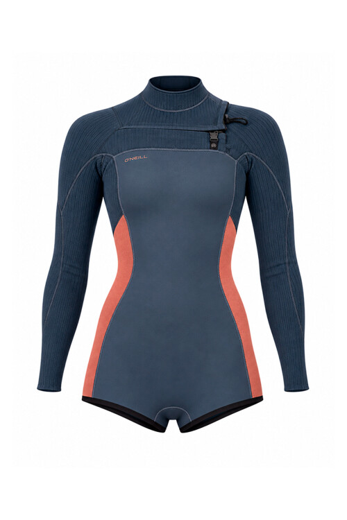Hyperfreak Dama 2mm - Chest Zip - LS Springsuit - Gris Hyperfreak Dama 2mm - Chest Zip - LS Springsuit - Gris