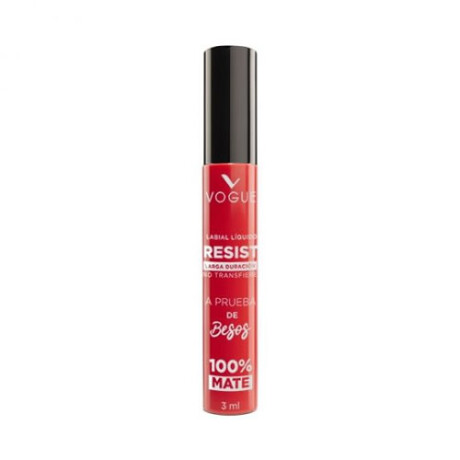 VOGUE LABIAL LIQUIDO MATE RESIST TONO ALEGRE 3ml VOGUE LABIAL LIQUIDO MATE RESIST TONO ALEGRE 3ml