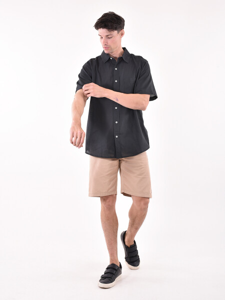 CAMISA OVER AVALON NEGRO