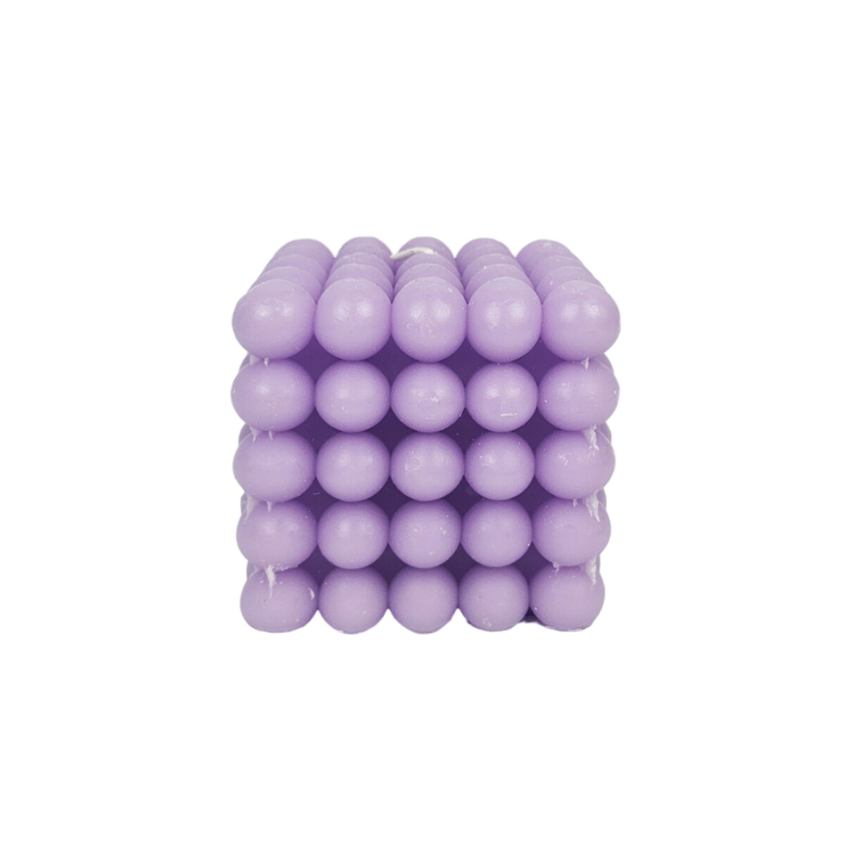 Vela Burbuja Cuadrada 5x5 - Lila 