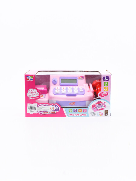 REGISTRADORA CON ACCESORIOS ROSADO