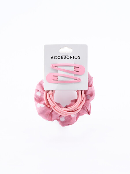 COLEROS Y SAPITOS PACK X 8 ROSA CLARO