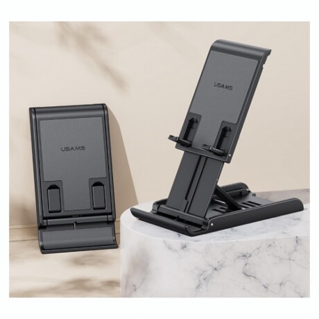 ZJ073 SOPORTE TELÉFONO TABLET PLEGABLE USAMS Soporte Para Teléfono Y Tablet USAMS ZJ073 - Black