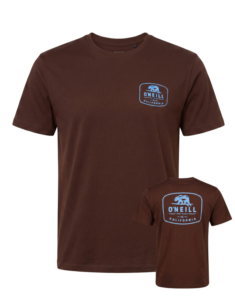 Remera O'Neill California Bear - Marrón 