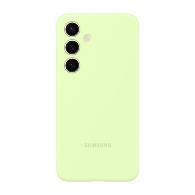 Funda de Silicona Samsung Galaxy S24+ Silicone Case EF-PS926 Light Green