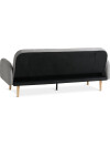 Sofá cama PARADIS 3 cuerpos tela gris claro Sofá cama PARADIS 3 cuerpos tela gris claro