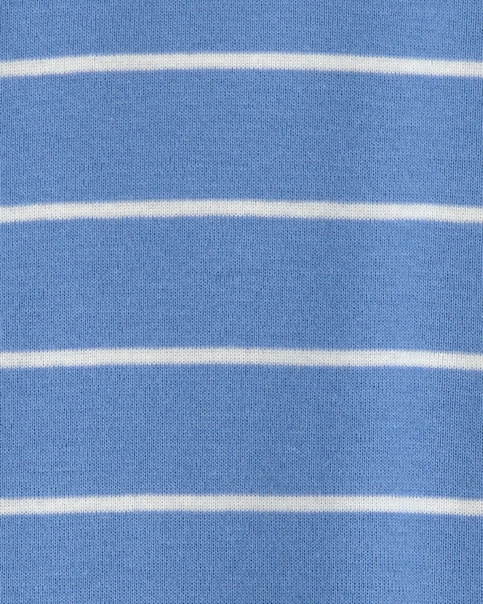 Pijama enterito de algodón con pie, azul, estampa camiones de construcción. Talles 12-24M Sin color
