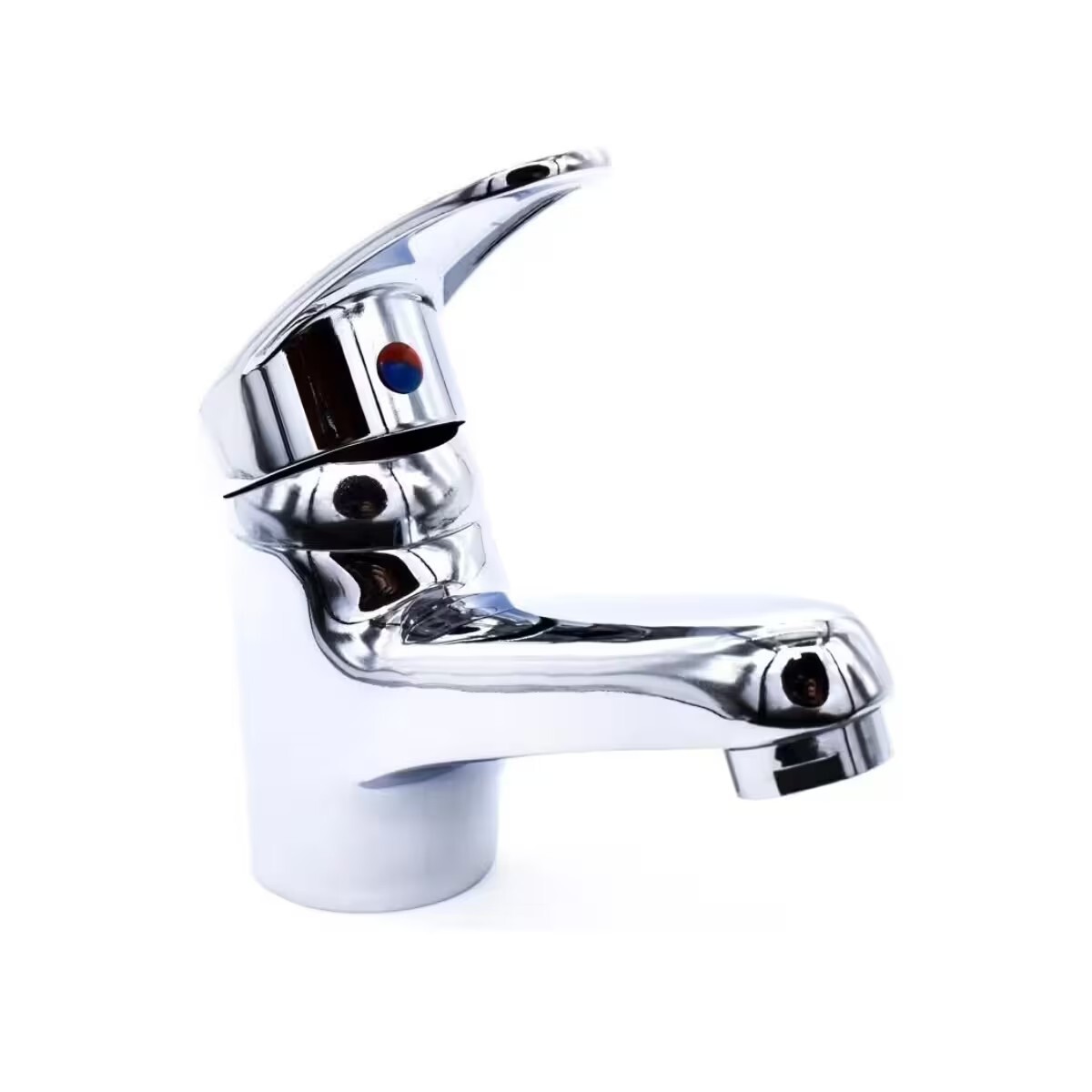 Grifería De Lavatorio Monocomando De Mesada Murdock Cromado Brillante 