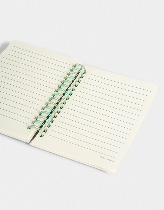 Anotadores Cuadernos y Memos Estampados Cuaderno A6 Con Tapa De Pvc Con Relieve - Combinacion Multicolor