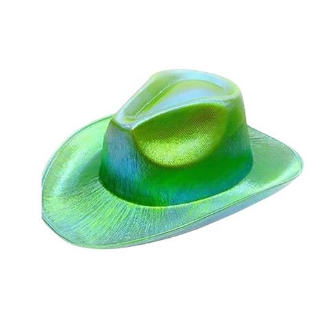Gorro Cowboy Tornasol Verde