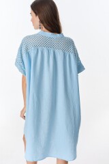 Vestido Camisero Ivy Celeste