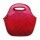 Lunchera de Neopreno Brio Bolso Térmico Bebida Comida c/ Asa Rombos Rojos