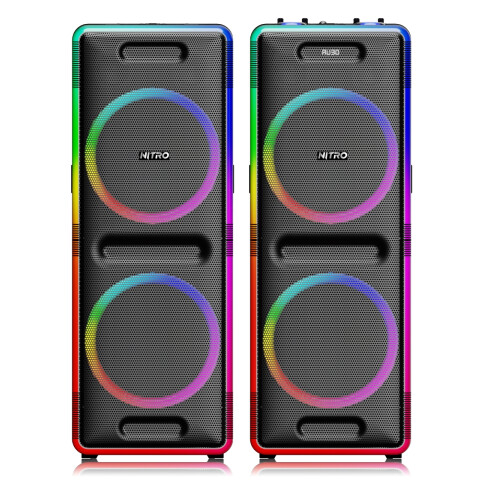 TORRE DE AUDIO NITRO DOBLE 30.000W P.M.P.O TORRE DE AUDIO NITRO DOBLE 30.000W P.M.P.O