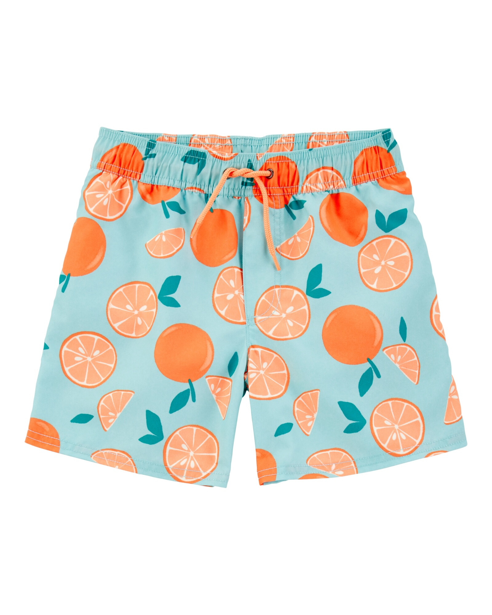 Short de baño, con protección UPF 50+, diseño naranjas Sin color