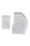 Pack x 100 - bolsas c/visor 18x26 cm. BLANCO