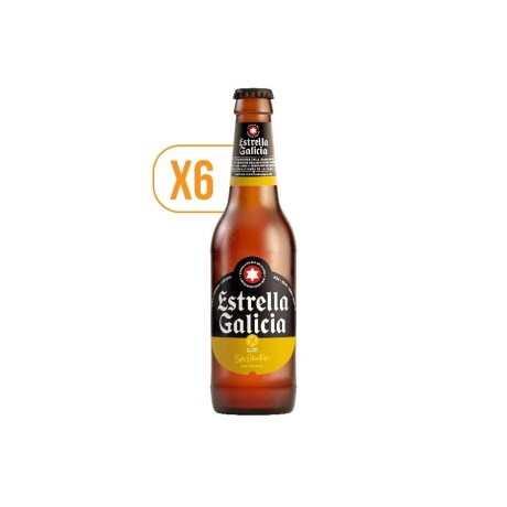 Pack X6 Cerveza Estrella de Galicia sin Gluten 330ML 001