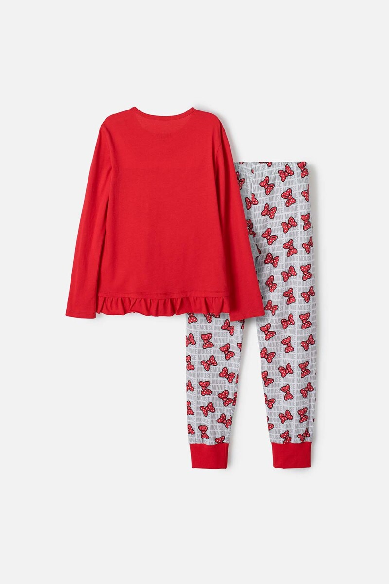 Pijama niña Minnie ROJO