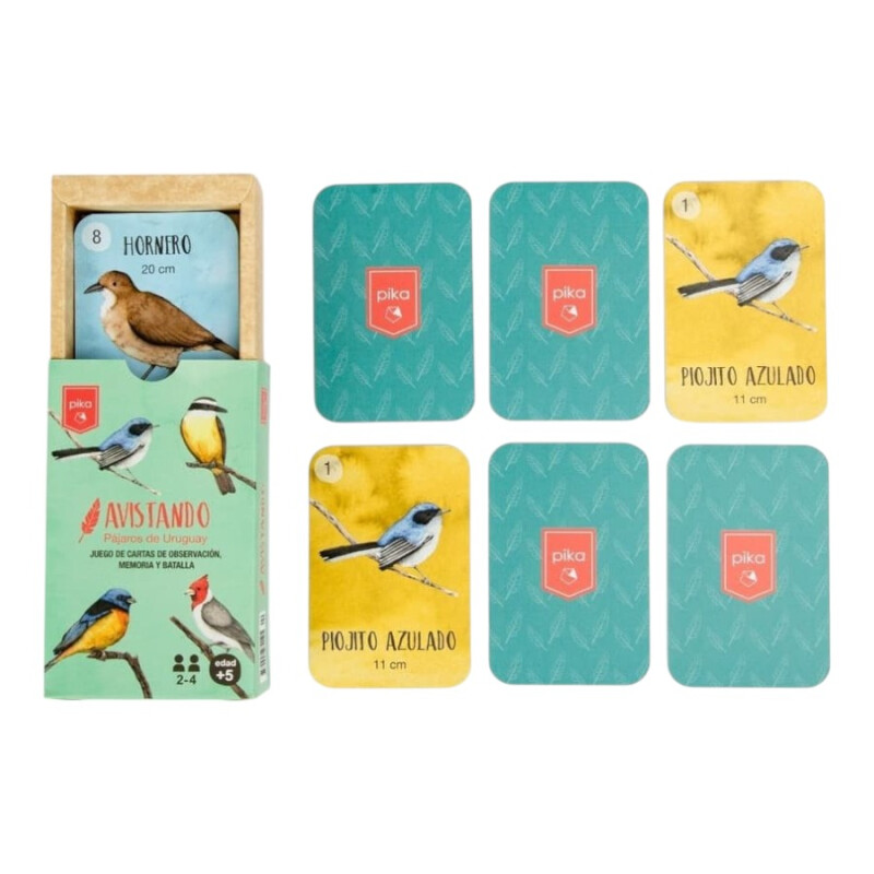 Juego de Cartas Avistando Pájaros Pika Juego de Cartas Avistando Pájaros Pika