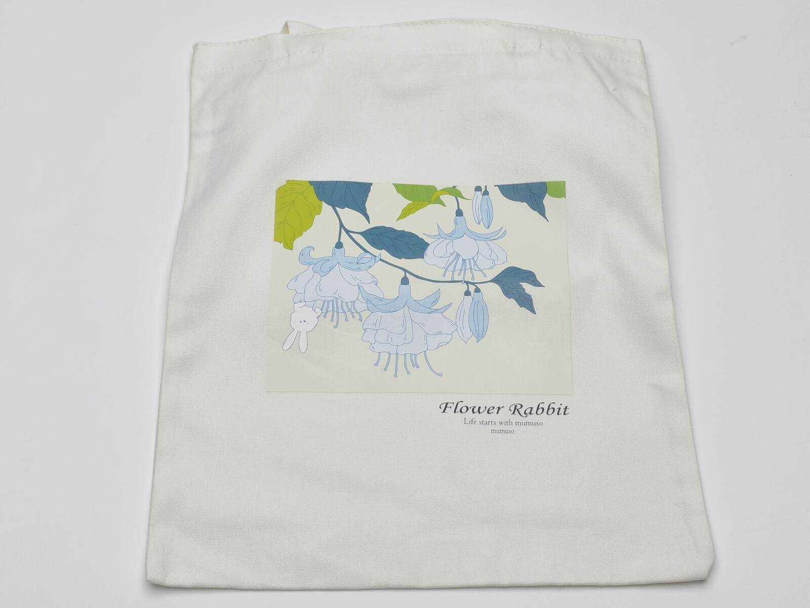 TOTEBAG FLOR AZUL 
