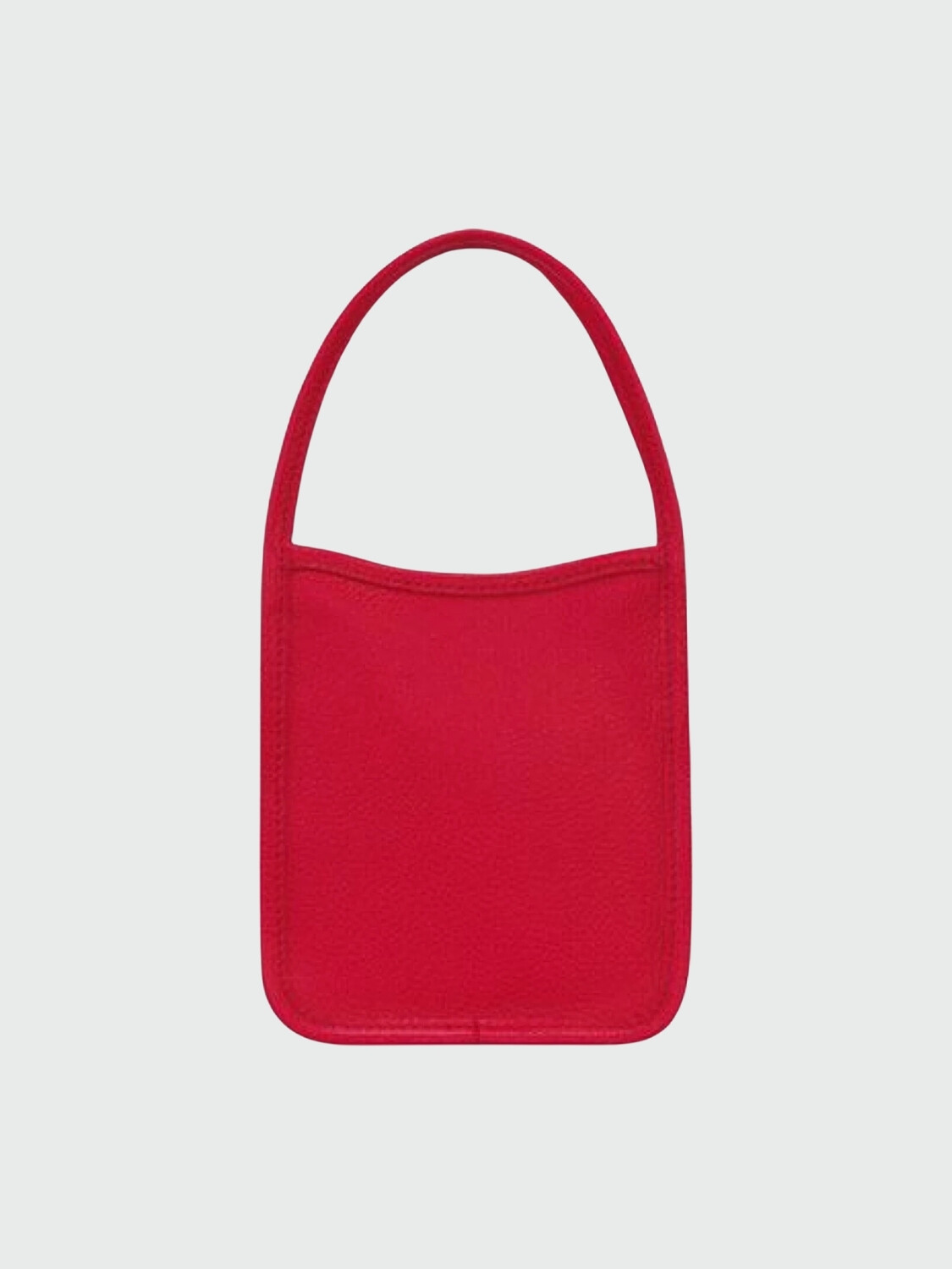 Longchamp -Cartera mini de cuero, Le foulonné Rojo