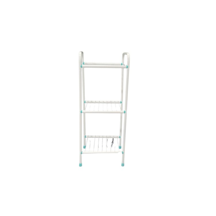 ESTANTE MULTIUSO DE ACERO 3 PISOS 35X31X86CM Blanco
