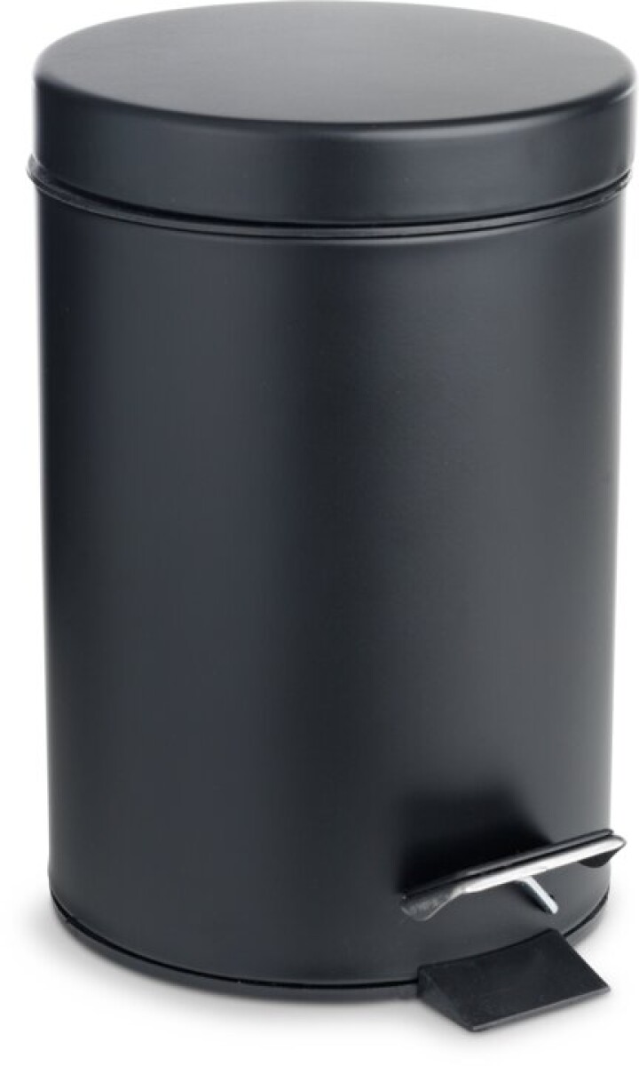 Papelera pedal MALA 3L metal recubierto negro 