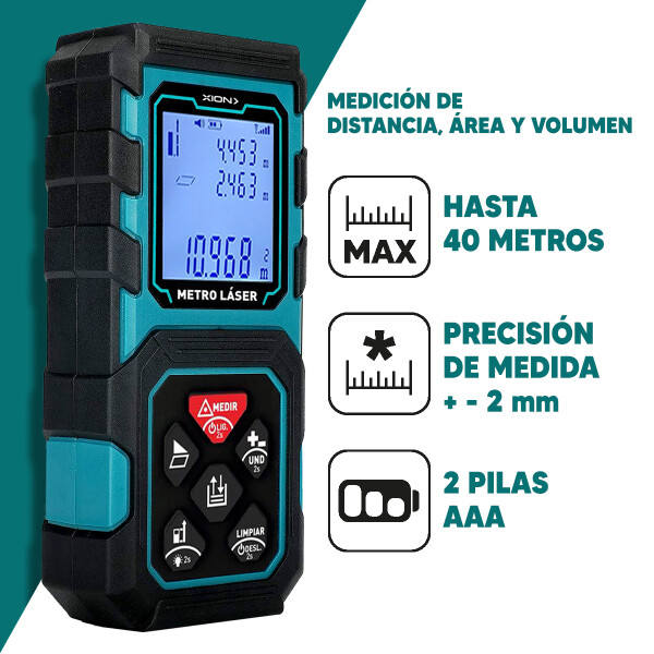 Medidor De Distancia Laser Xion Xi-toolaser MEDIDOR DE DISTANCIA LASER XION TOOLASER