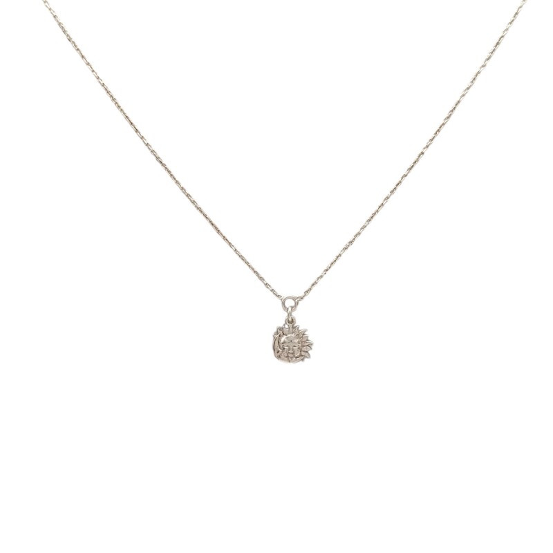 Conjunto colgante Sol y Luna- Plata 925 - Sin Piedra- CJ3066 Conpiedra