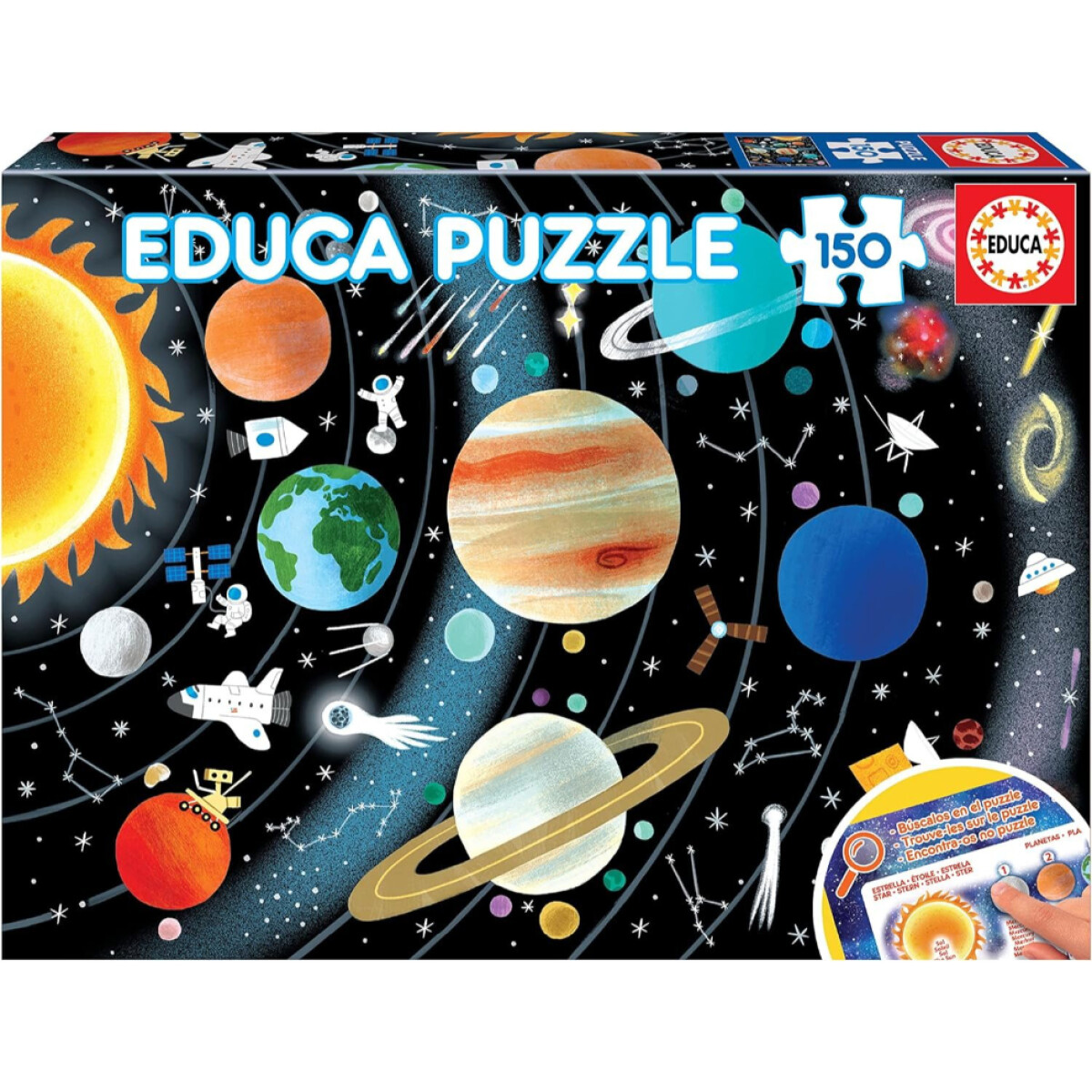 Puzzle Rompecabeza 150 Piezas Sistema Solar Educa Didactico 