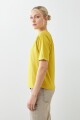 Remera manga raglán con vainillas pistacho