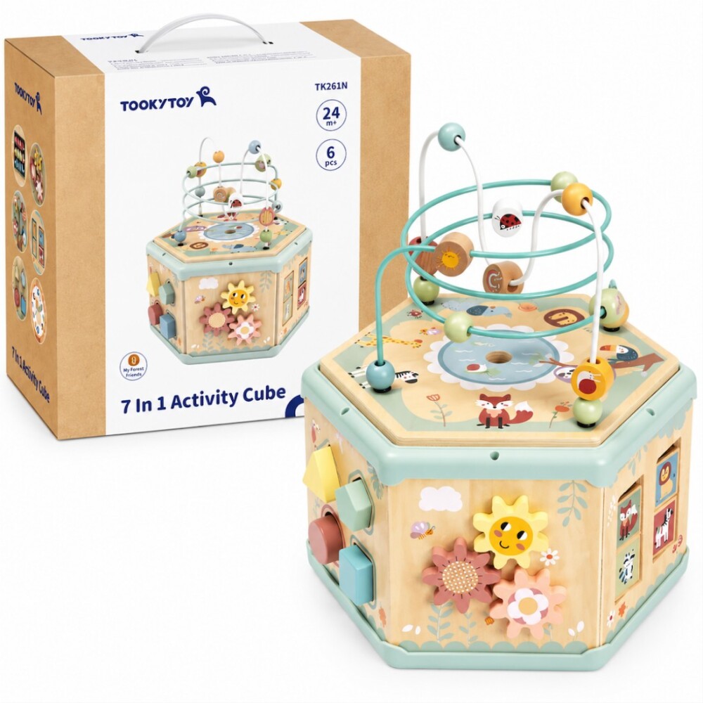 Cubo de actividades 7 en 1 tooky toys Cubo de actividades 7 en 1 tooky toys