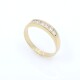 Anillo en oro 18k amarillo con 6 brillantes Anillo en oro 18k amarillo con 6 brillantes