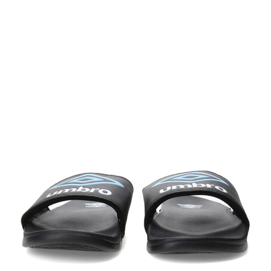 Sandalia de Hombre Umbro Pro Foam Negro - Celeste