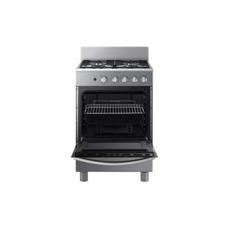 Cocina a gas Samsung Cocina con 4 Quemadores con Quemador Rápido Black