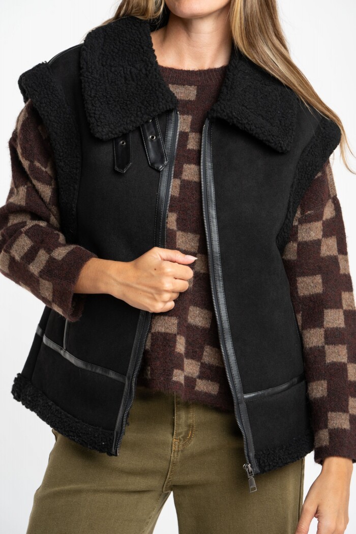 Chaleco Gamulan Negro